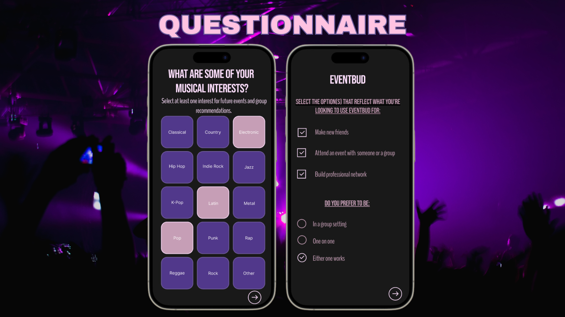 Key Features: Questionnaire