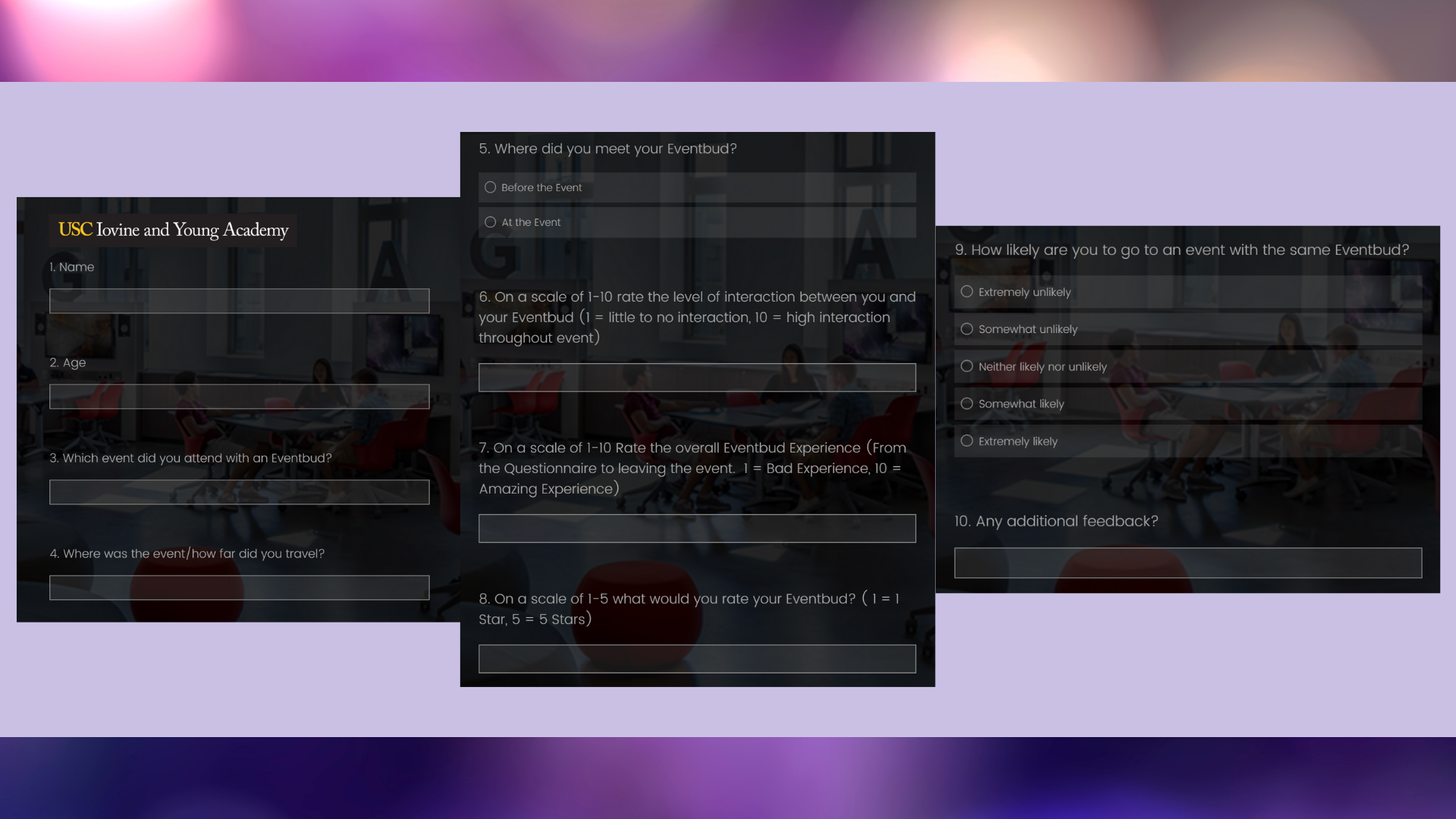 Test 1: Survey