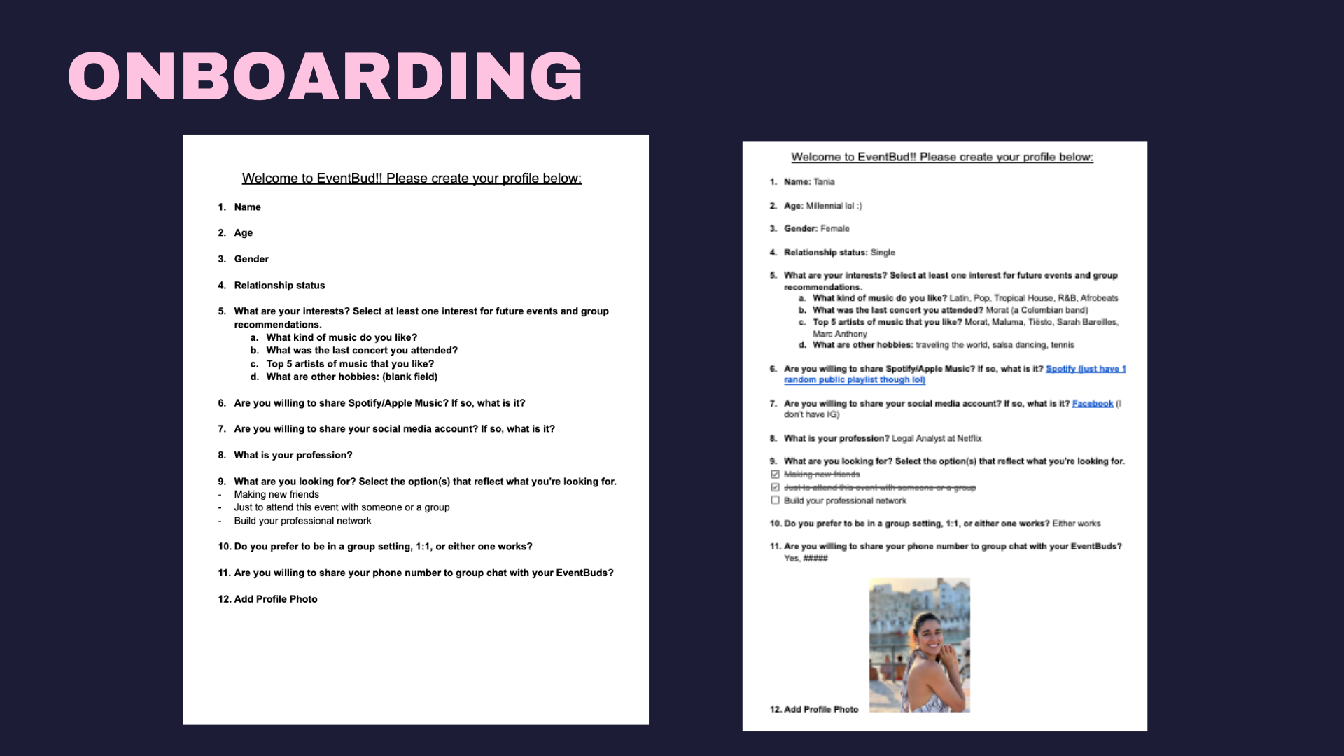Test 2: Onboarding
