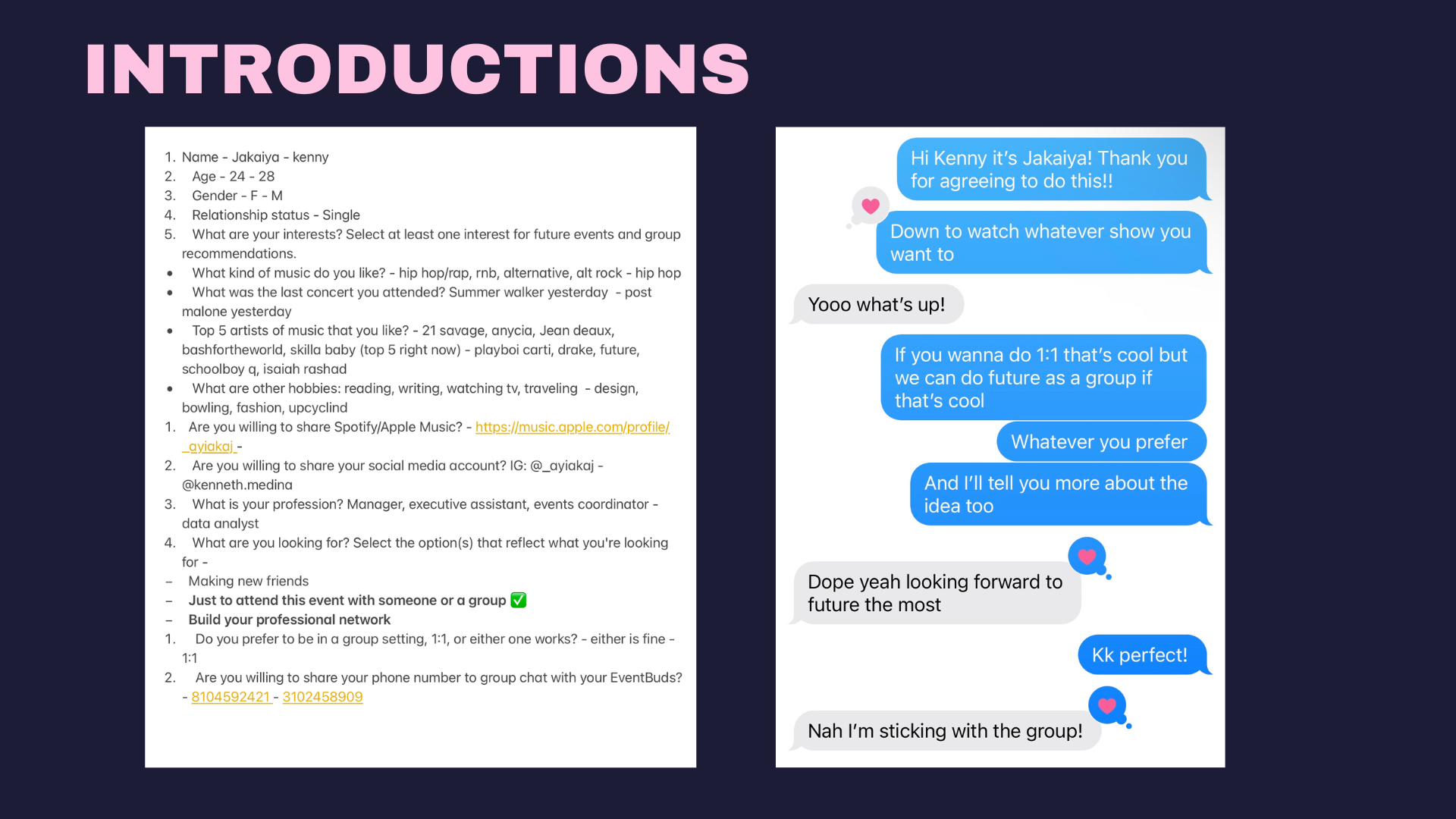 Test 3: Introductions